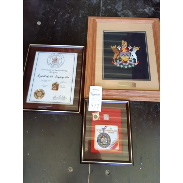 Framed Spirit of 94 Legacy Pin Cat B