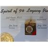 Image 8 : Framed Spirit of 94 Legacy Pin Cat B