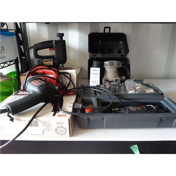 Porter, Dremel, Skil, Western Rugged. Cat A