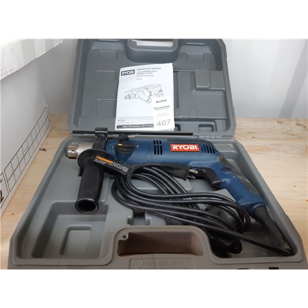 Ryobi 1/2 in. Hammer Drill Cat A