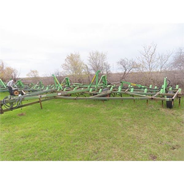 Coop 279 35' Vibra Shank Cultivator with Hydraulic Wings & Mulchers Serial # 31194