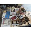 Image 1 : Pallet of Castors, V-Belts, Gaskets, Lights