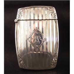 Sterling Silver Match Case