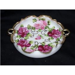 2 Handled, Hand Painted Nippon Bowl 