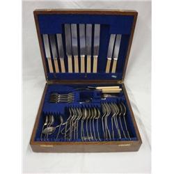 Sheffield Enterprise (50)Pc. Silver Flatware set