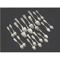 Lot of 18 Coin Silver Spoons