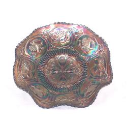 Fenton Dragon & Lotus Amethyst Bowl 