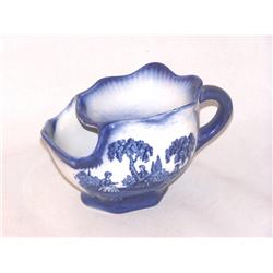 Staffordshire Ironstone, Flo Blue Shaving Mug