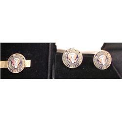 Presidential Helicopter HMK-1 Cufflinks & Tietack