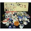 Image 1 : Large Collection of Authentic Political Buttons 1960-2008