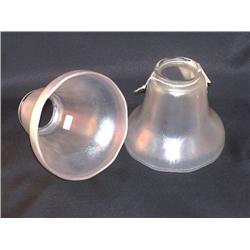 Pair of Imperial Nuart Art glass Lamp Shades 
