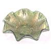 Image 2 : Imperial Pansy Pattern Green Ruffled Edge Bowl 