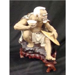 Large Chinese Mud Figure