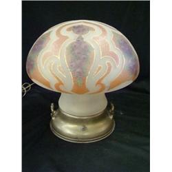 Pittsburgh 1913 Art Nouveau Mushroom Table Lamp