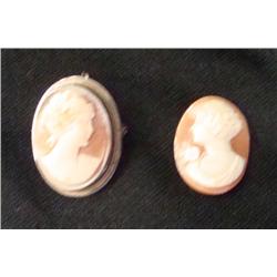 Two Cameos of Pretty Ladies