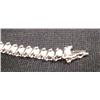 Image 3 : Diamond and White Gold Tennis Bracelet
