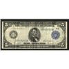 Image 1 : 1914 Large Size $5 Blue Seal Cleveland Note