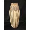 Image 1 : 10" Tall Glazed Drip Finish Vase 