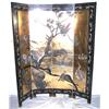Image 1 : 4 Panel Double Sided Asian Dividing Screen 