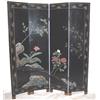 Image 3 : 4 Panel Double Sided Asian Dividing Screen 