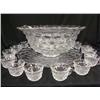 Image 1 : Extra Fostoria Punch Bowl Service