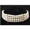 Image 2 : Magnificent (4)Strand Pearl & Diamond Choker