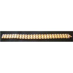 18kt Yellow Gold Zig Zag Bracelet