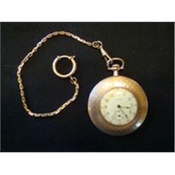 Waltham Ladies Pocket Watch w/Fob