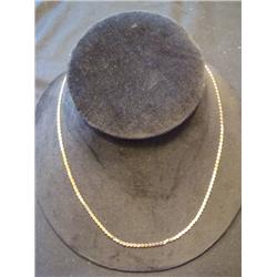 20" Cobra 14kt. Yellow Gold Necklace