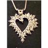 Image 2 : Sterling Heart Shaped Necklace