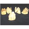 Image 4 : 12 Carved Bone Asian Netsuke Figures 