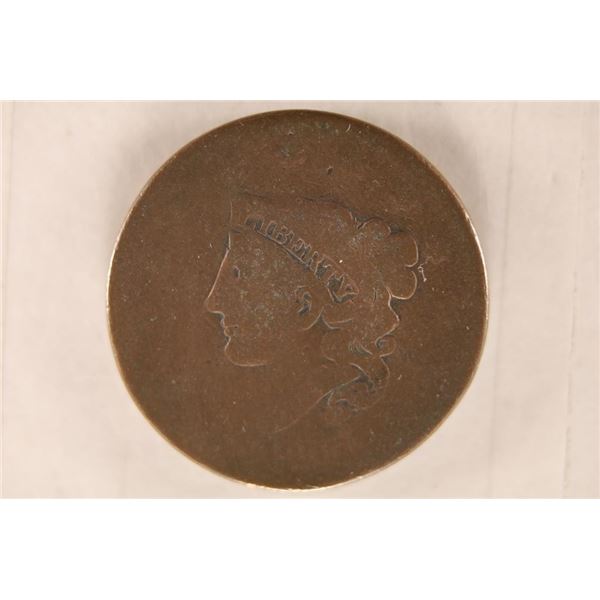 1837 US LARGE ONE CENT PIECE