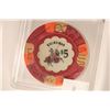 Image 1 : $5 EXCALIBER CASINO CHIP LAS VEGAS, NEVADA IN HARD