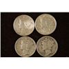 Image 1 : 2-1944 & 2-1945-D SILVER MERCURY DIMES