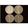 Image 2 : 2-1944 & 2-1945-D SILVER MERCURY DIMES