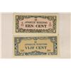 Image 1 : 2-1940'S JAPAN WWII INVASION MONEY: 1 CENT