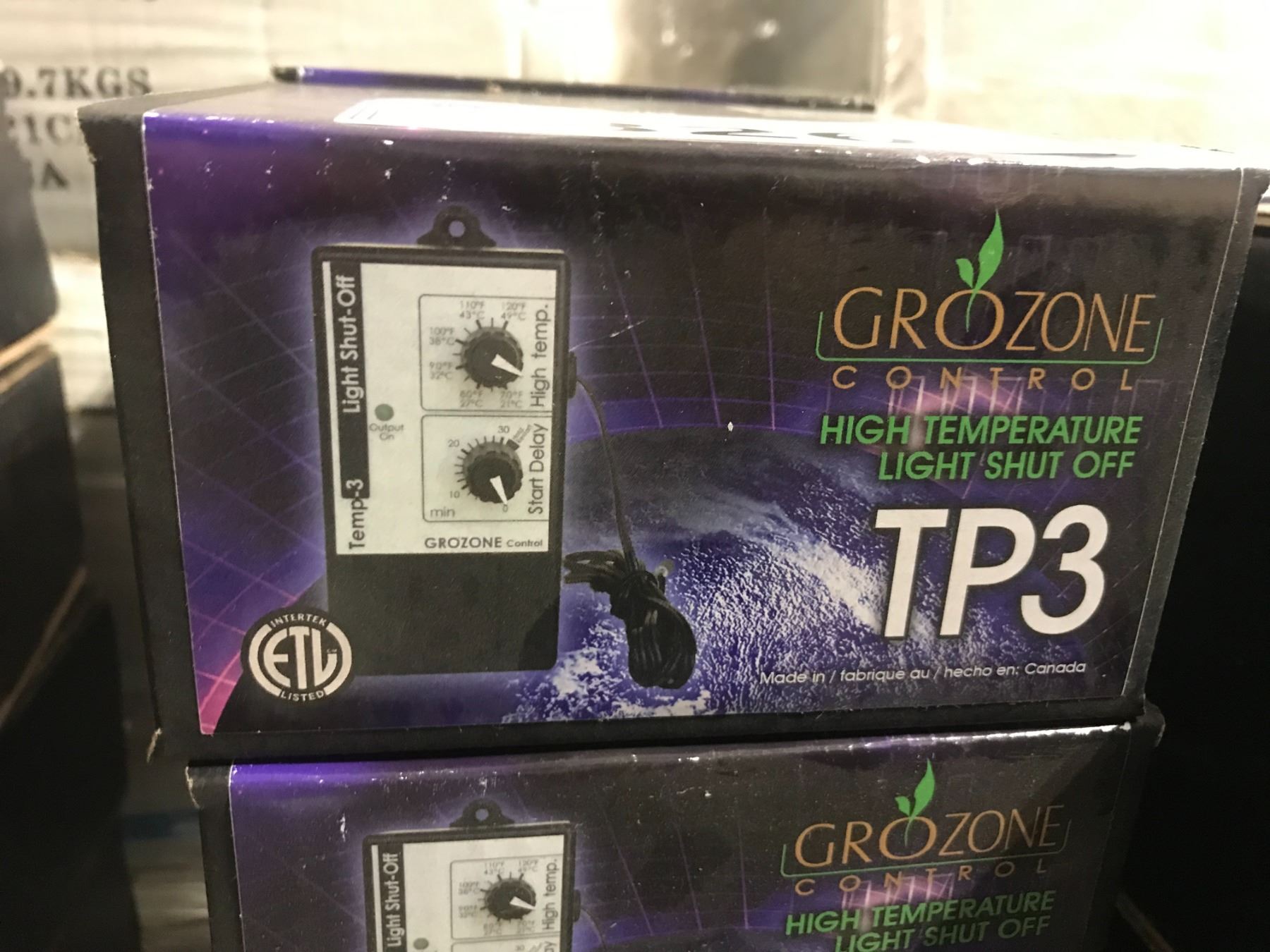 Grozone Controller 8 GROZONE CONTROL TP3 HIGH TEMPERATURE LIGHT SHUT-OFF CONTROLLERS