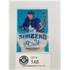 Image 1 : Travis Dermott Toronto Maple Leafs 2018-2019 Upper Deck Sub Zero Rookie Card Signed