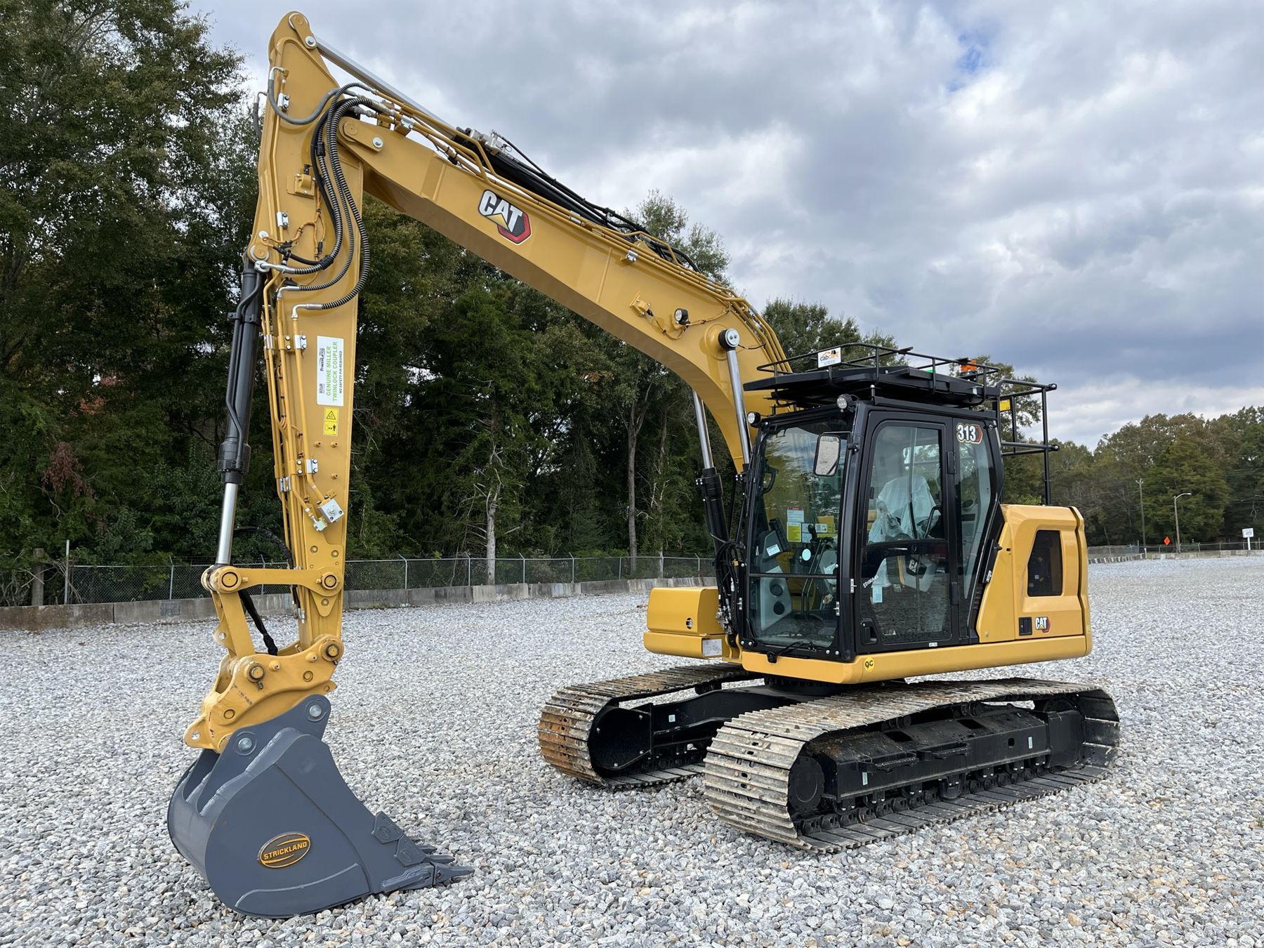 2022 CAT 313 Excavator J.M. Wood Auction Company, Inc.