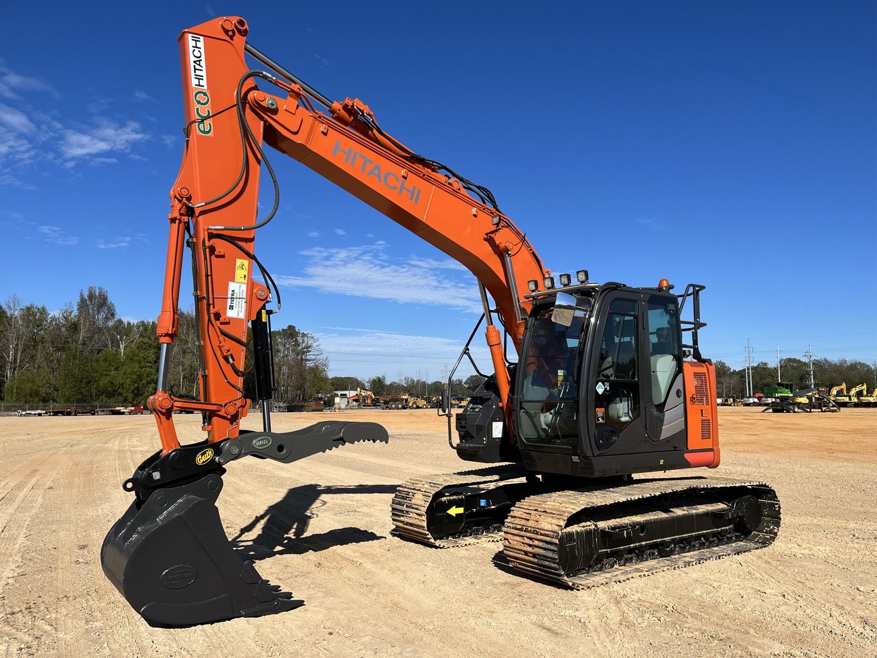 Zx135 2021 HITACHI ZX135US-6 Excavator - J.M. Wood Auction Company, Inc.