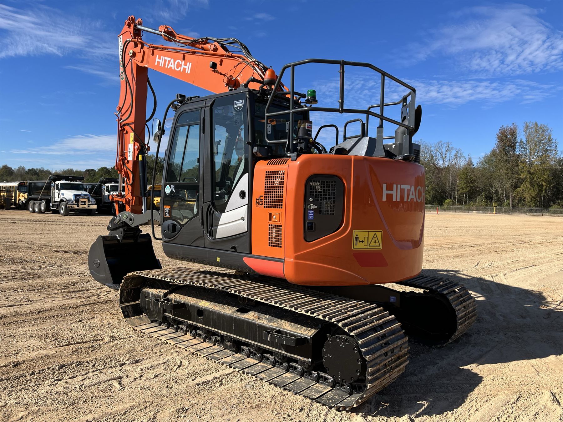 Zx135 2021 HITACHI ZX135US-6 Excavator - J.M. Wood Auction Company, Inc.