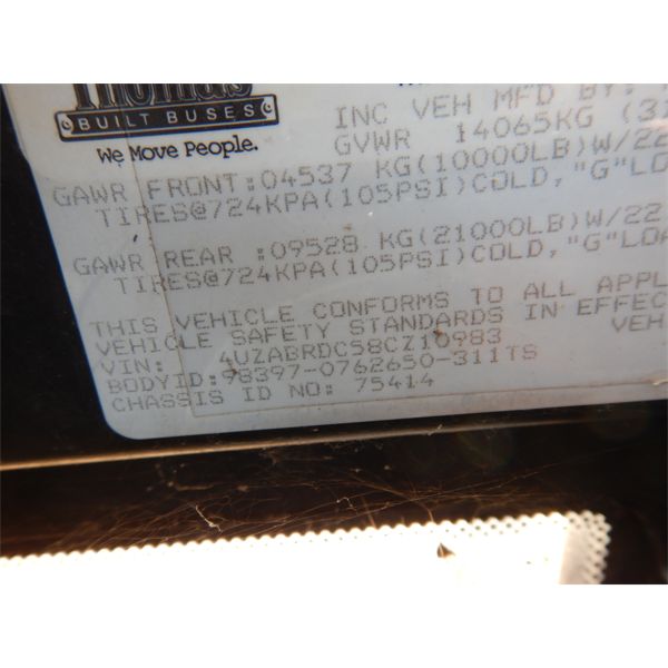 2008 THOMAS SAF-T-LINER C2 Bus - J.M. Wood Auction Company, Inc.