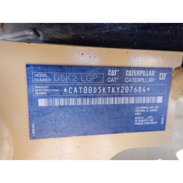 Catherine確認ページ　２６０５０８ 2019 CAT D5K2 LGP Dozer / Crawler Tractor - J.M. Wood Auction