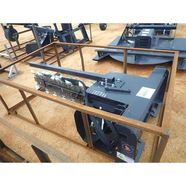 WOLVERINE TRENCHER, 60" TONS (fits skid steer loader) (B5)