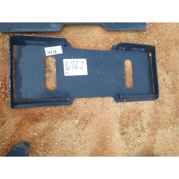 WELD ON QUICK ATTACH PLATE (fits skid steer loader) (B5)