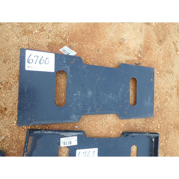 WELD ON QUICK ATTACH PLATE (fits skid steer loader) (B5)