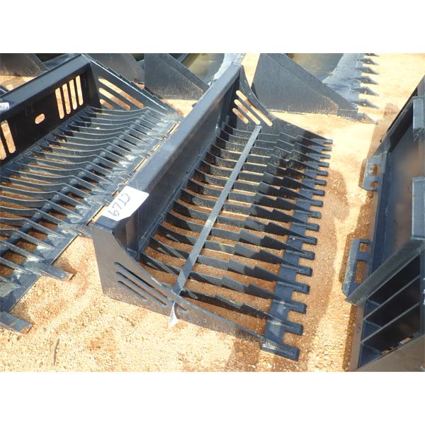 SKELETON BUCKET, 68" WIDE (fits skid steer loader) (B5)