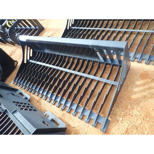 SKELETON BUCKET, 78" WIDE (fits skid steer loader) (B5)