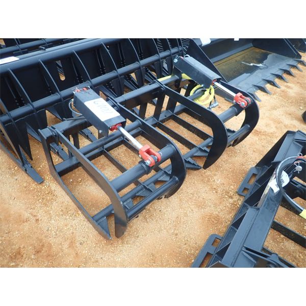 ROOT RAKE GRAPPLE, 60" WIDE (fits skid steer loader) (B5)