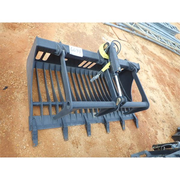 ROCK BUCKET GRAPPLE, 68" WIDE (fits skid steer loader) (B5)